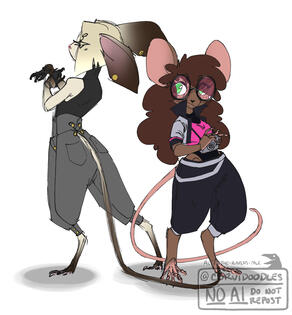 Chibi x2, Flat Color