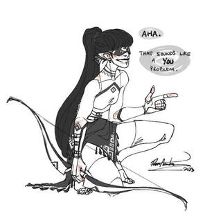 Fullbody, Black & White