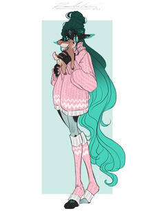 Fullbody, Flat Color